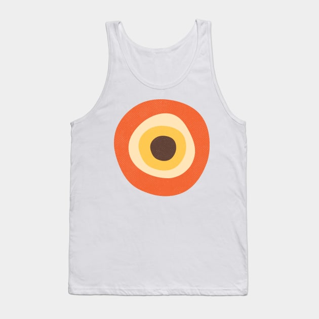 Evil Eye Mid Century Modern 70s Retro Tank Top by Inogitna Designs